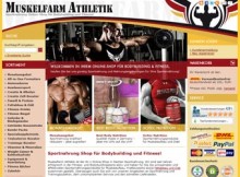 Negozio di nutrizione sportiva per bodybuilding e fitness